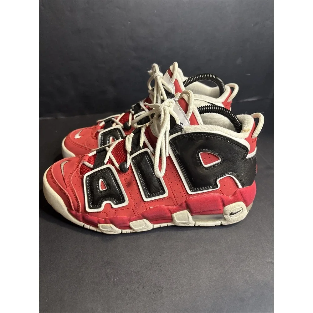 Size 6.5 (GS) - Nike Air More Uptempo Low Varsity Red